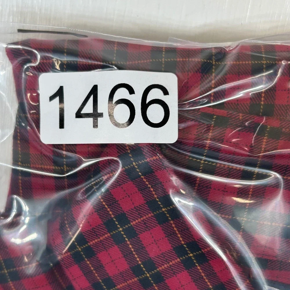 VTG Polo Ralph Lauren Estate Shirt Mens 15.5 34 Red Black Plaid 2-Ply Cotton